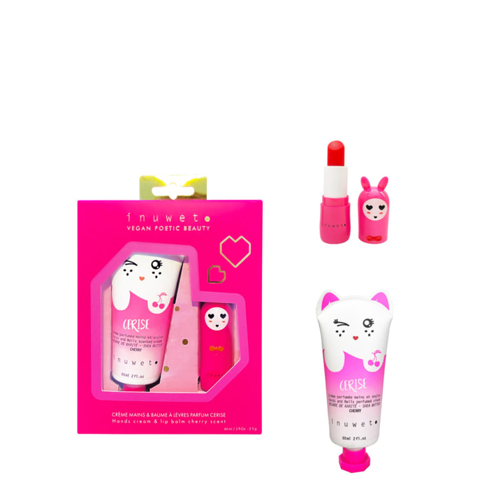 Wiz Cerise - Coffret Crème Mains 60 ml + Baume à Lèvres