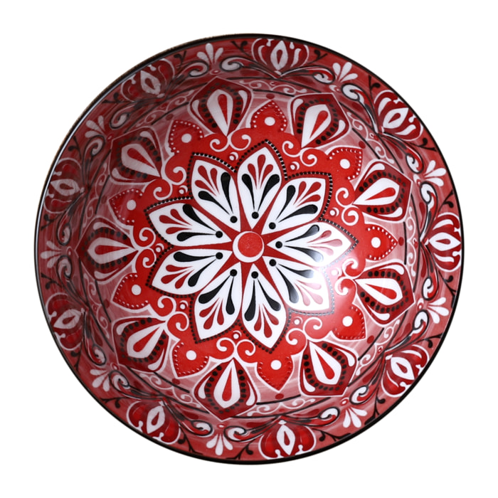 Saladier Jaipur Rouge D21cm A1/m8