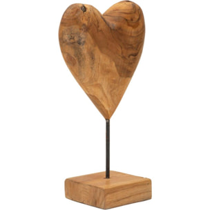 SCULTURA DOBU IN TEAK RICICLATO CM 20X12X37 (PEZZI UNICI - NON RIP. IN SERIE)