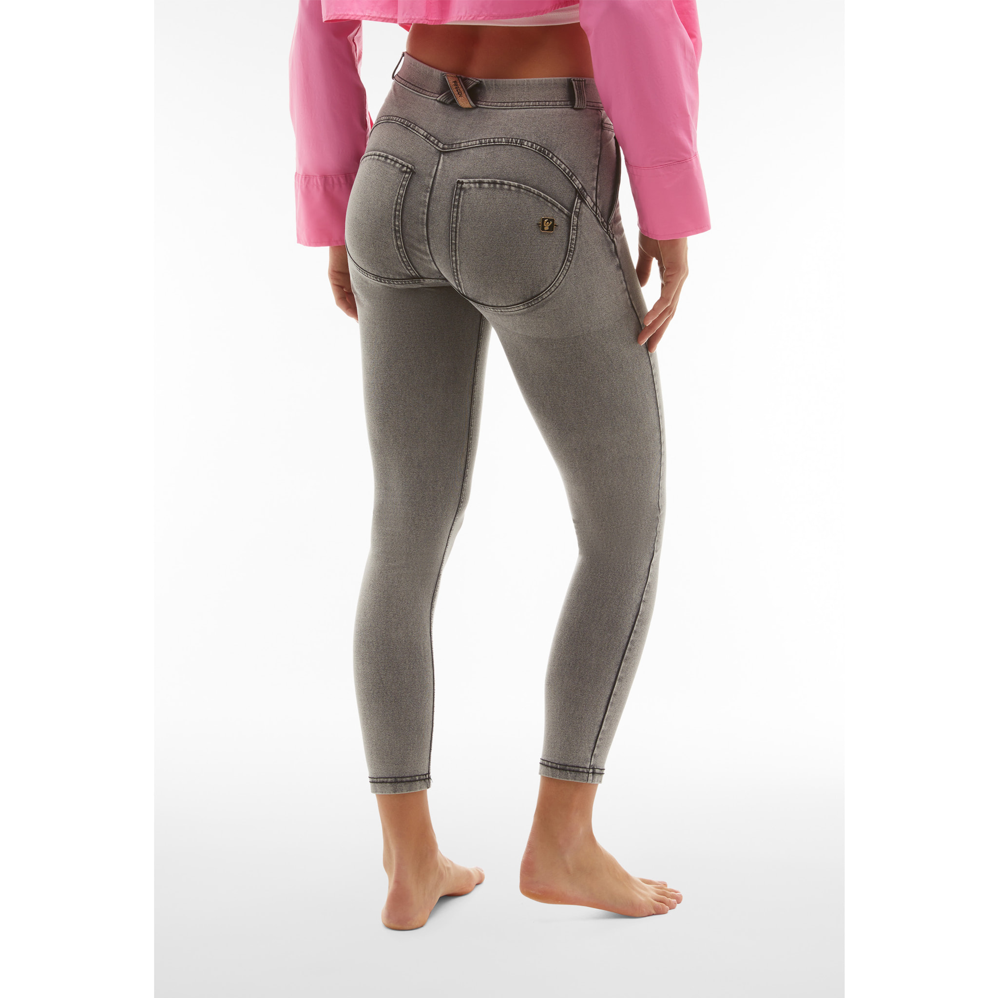 Jeggings WR.UP® vita alta con inserti, cucitura centrale