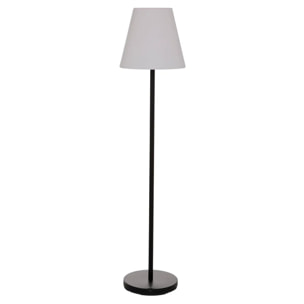 Lampadaire d'extérieur "Rony" - blanc - métal  H150 cm