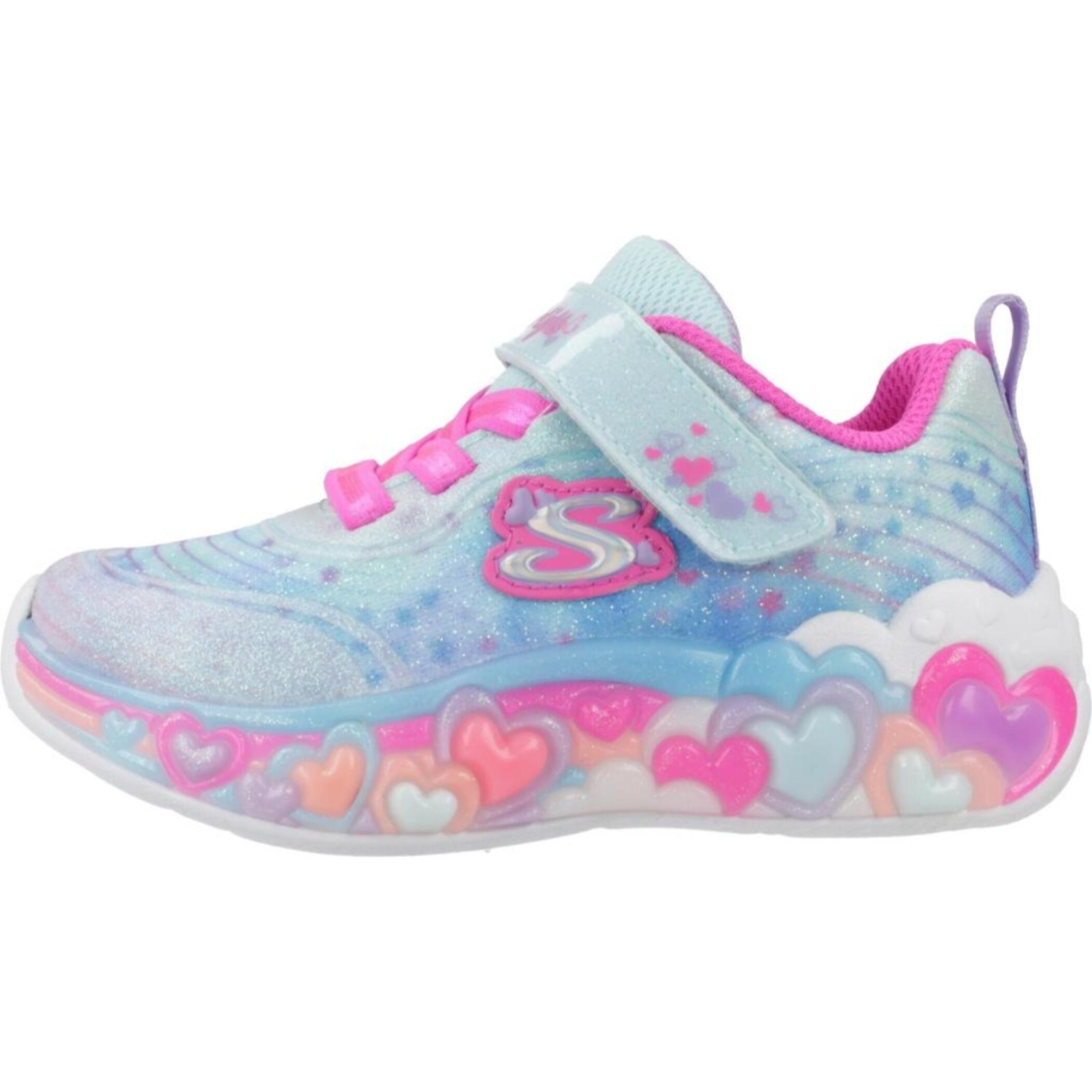 Zapatillas Niña Eternal Heart Lights Azul