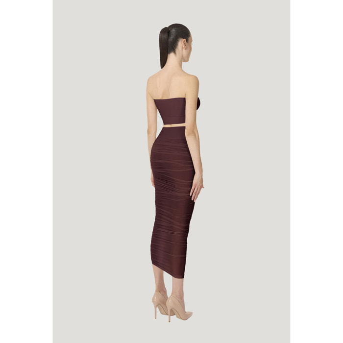 Gonna Sheer Drape Skirt