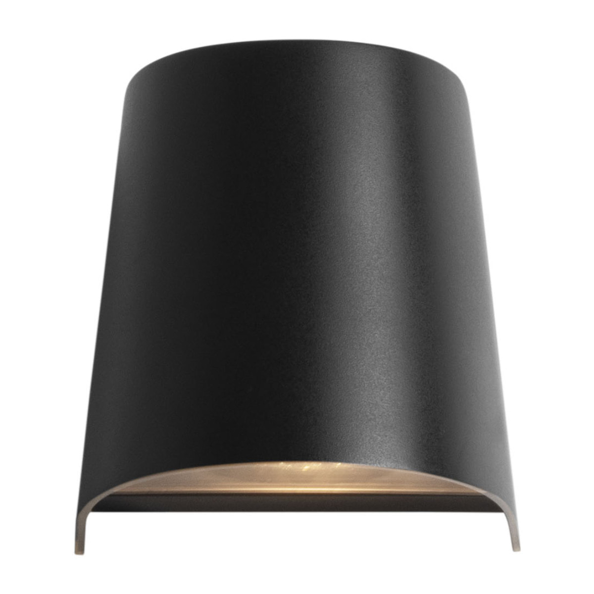 FORLIGHT Prisma - Aplique de Pared Exterior GU10 Luz Hacia Abajo para Jardín y Terraza IP65 de Color Negro