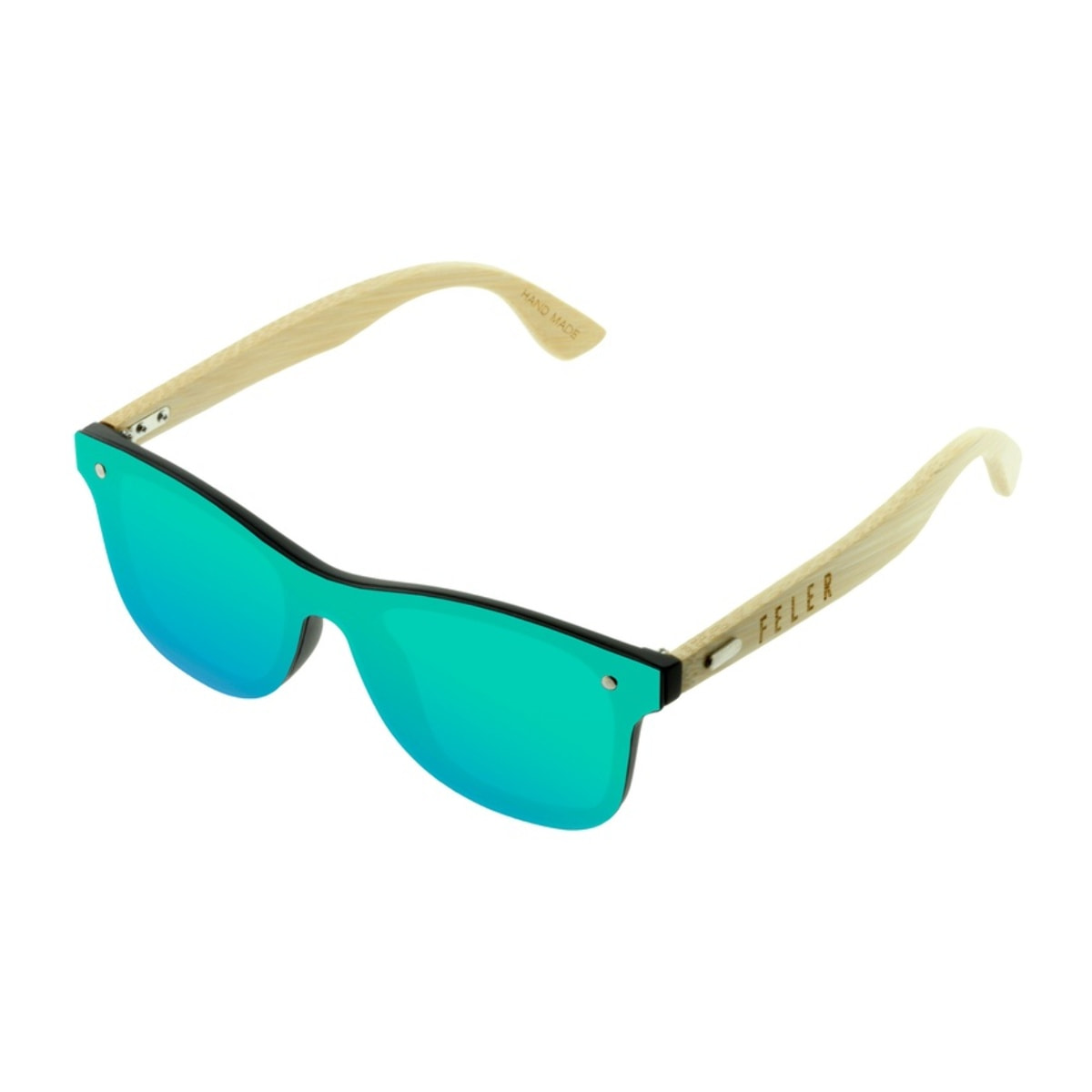 Gafas de Sol Feler B317M-1 - GREEN de Madera Unisex 50 mm