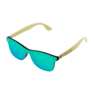 Gafas de Sol Feler B317M-1 - GREEN de Madera Unisex 50 mm