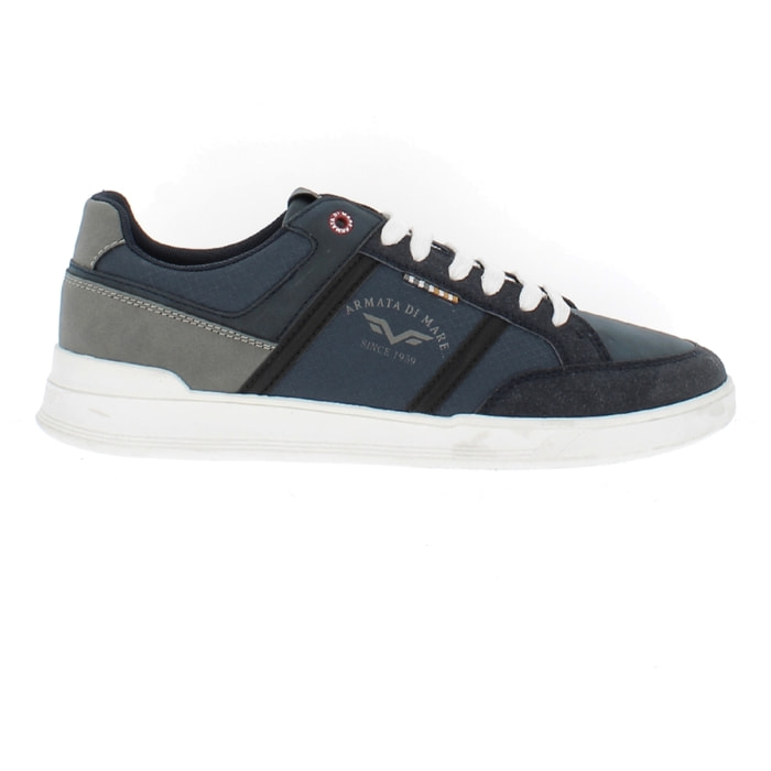 Armata di Mare Scarpe Uomo Sneakers Casual Stringate con Soletta Rimovibile in Memory Foam AMU W23D427 Navy