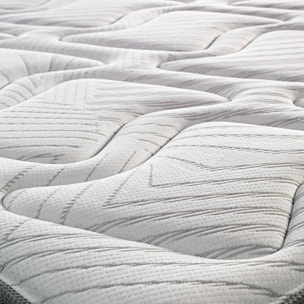 Colchón Muelles Ensacados y Viscoelástico 27cm Hilo de Carbono y Biocerámico Confort Hotel CERAMIC PRESTIGE · ROYAL SLEEP