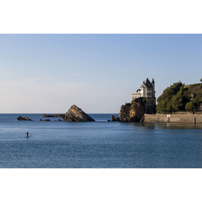 Tableau marée haute sur la villa belza Tableau alu Dibond