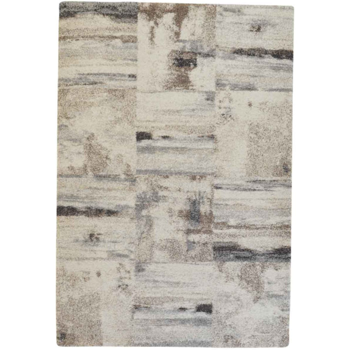 Tappeto Moderno Soggiorno Salotto Grigio