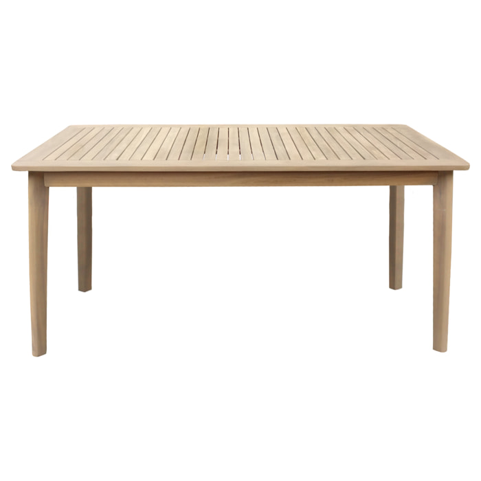 Table rectangulaire 160cm en acacia SIMILAN