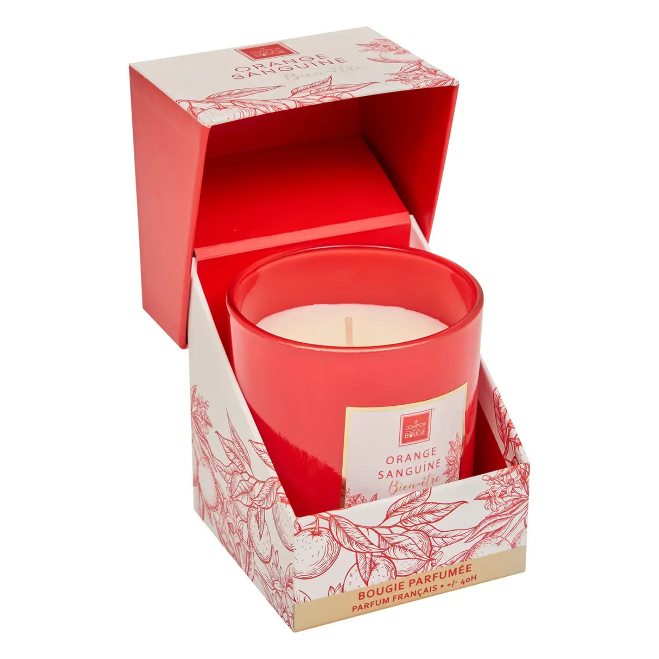 Bougie parfumée "Mael" - orange 190g