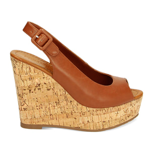 Zeppe marroni in sughero