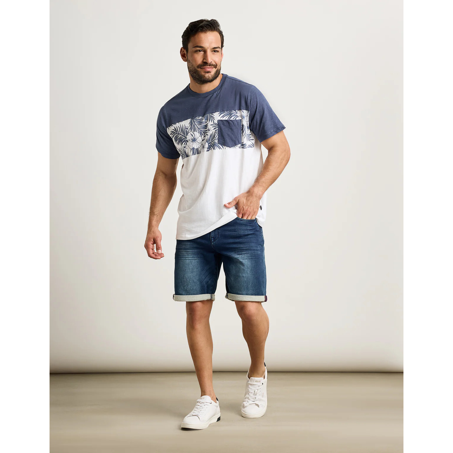 Camiseta Manga Corta Azul - Nausita