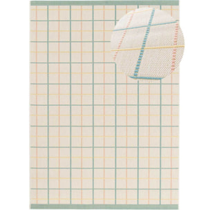 MANILA Alfombra geométrica de exterior-interior en tonos pastel, varias medidas disponibles.