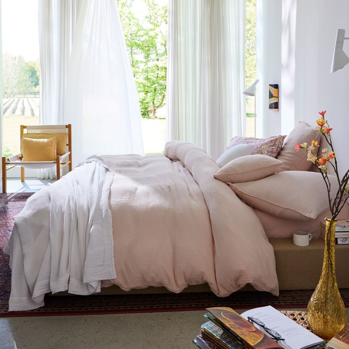 Housse de couette en gaze de coton, SIMPLEMENT GAUFRÉ