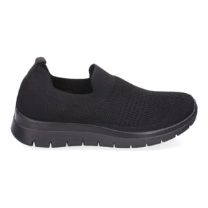 Zapatilla Plana Comoda para Mujer, Material Elastico, Sin Cierre, Slip On