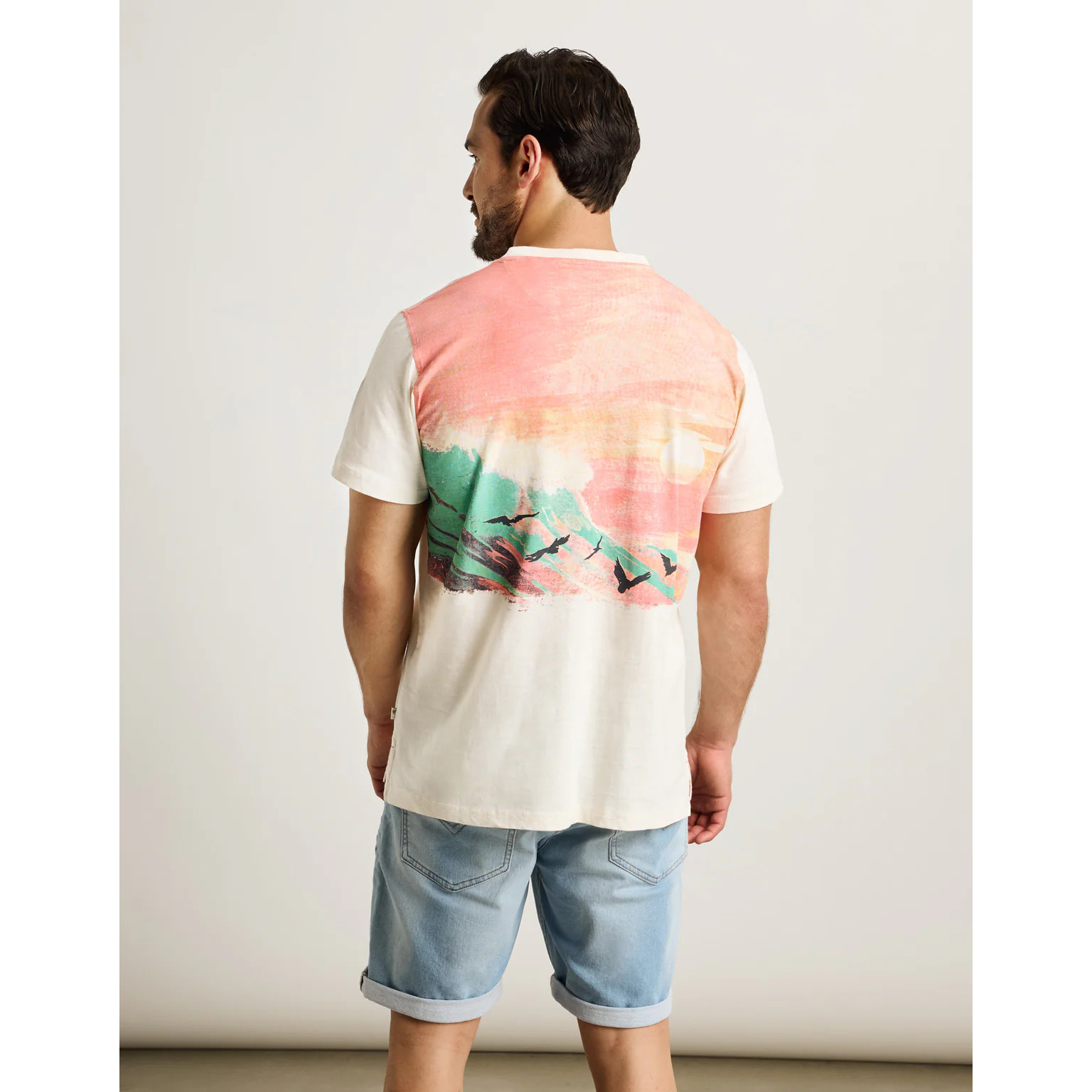 Camiseta Manga Corta Naranja - Seagulsun