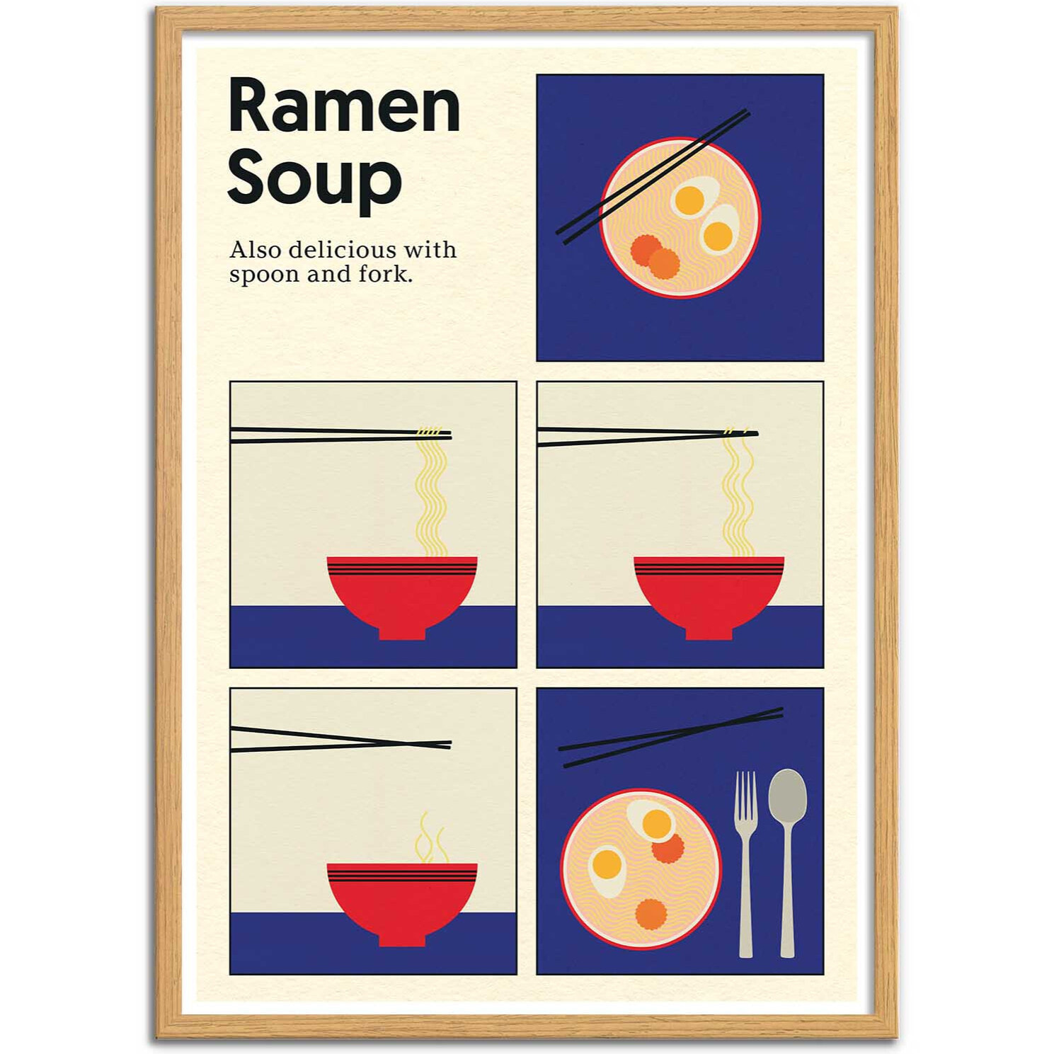Affiche - Ramen Soup - Rosi Feist