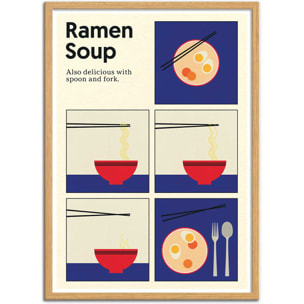 Affiche - Ramen Soup - Rosi Feist
