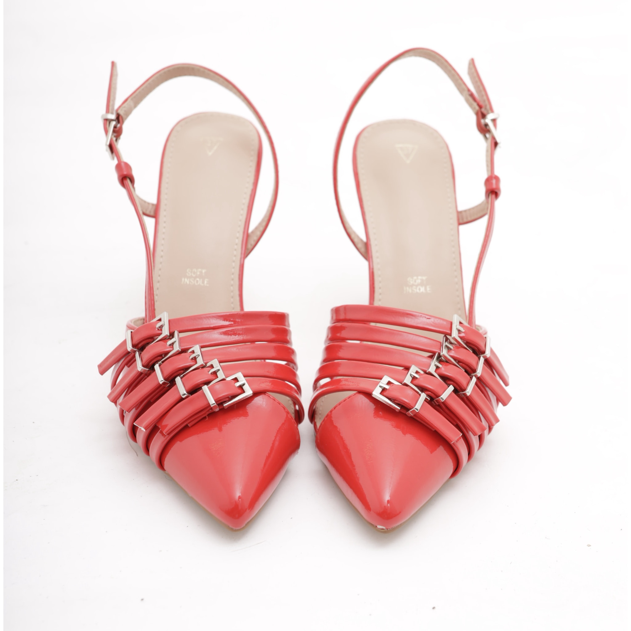 SLINGBACK CINTURINI ROSSO