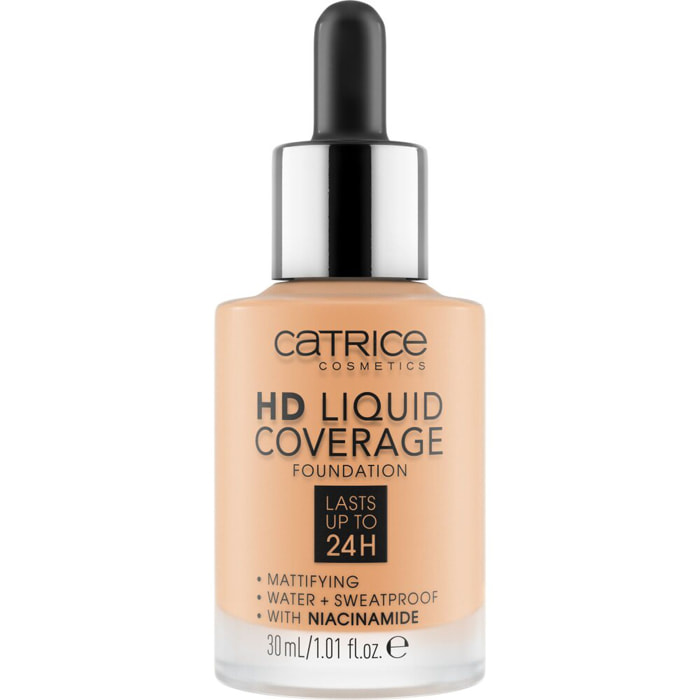 Hd Liquid Coverage Foundation - Fond de Teint Liquide Haute Couvrance 30ml