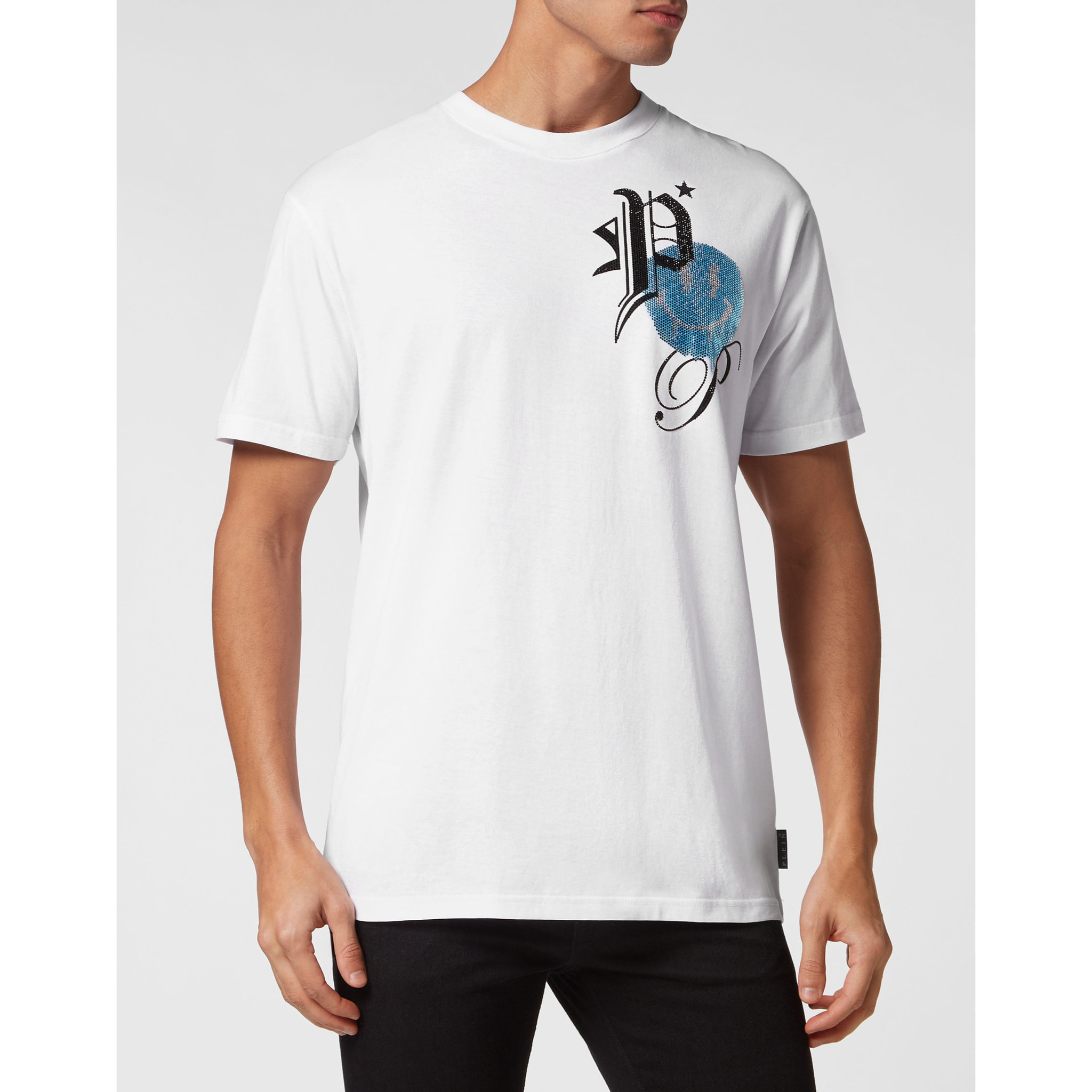 PHILIPP PLEIN Camiseta Cuello Redondo SMILE