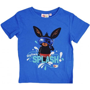 Maglietta T Shirt Bing Blu Splash Lui Bing Blu