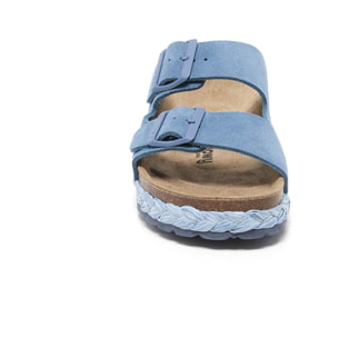 SANDALO CON ZEPPA BILLOWY BLU