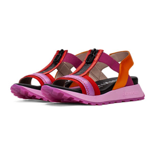 Sandalia Sport Maui Rojo violet naranja 3 cm