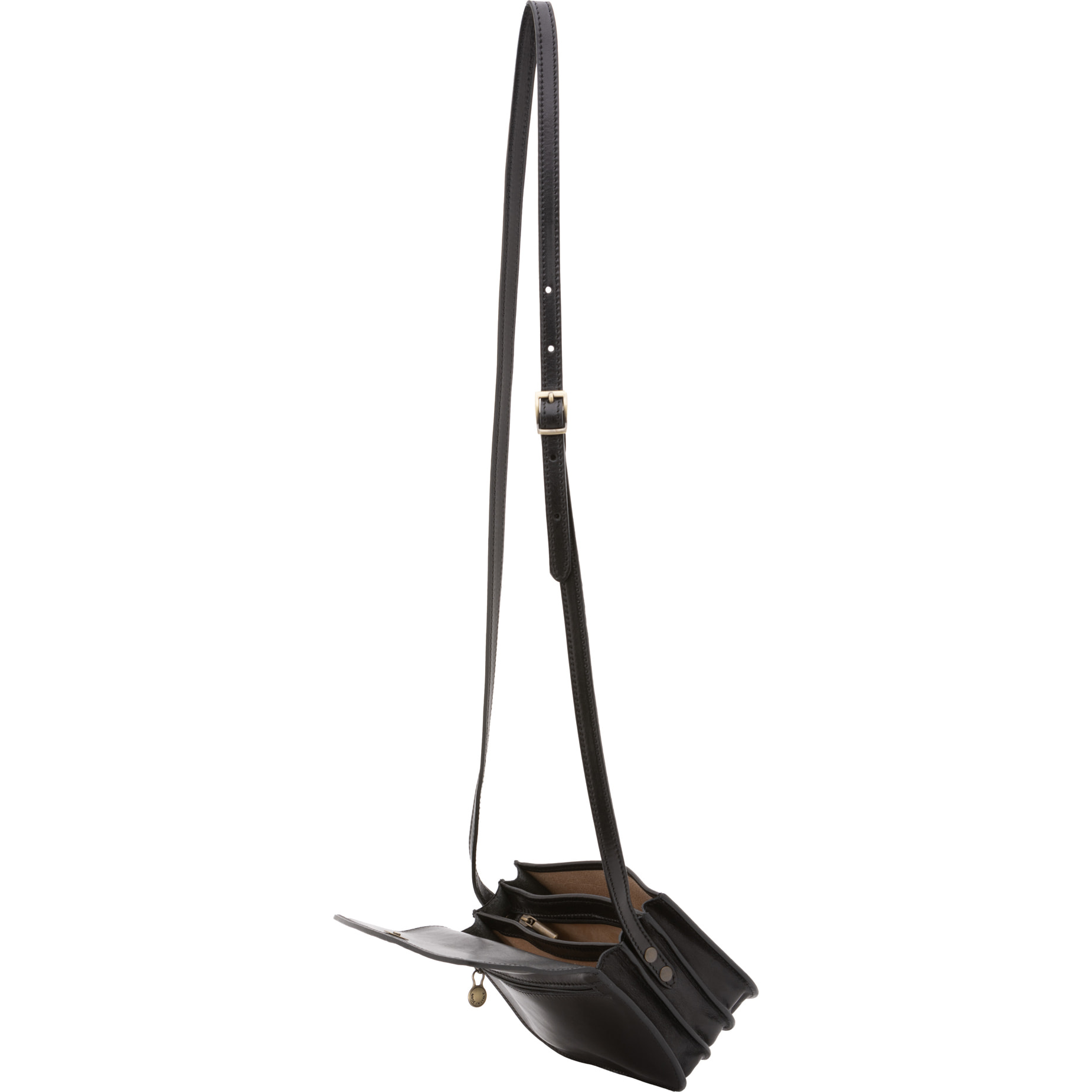 Borsa a tracolla  da donna In Vera pelle Made in Italy 19x13x9,5 cm