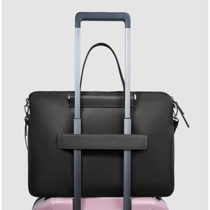 Piquadro Borsa da lavoro porta pc e porta iPad® con protezioni antiurto e RFID, espandibile