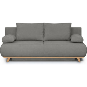 Canapé convertible 3 places en tissu chenille - LARIA