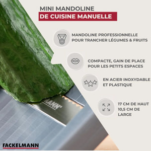 Set de 2 mandolines en plastique et inox Fackelmann Handmade Tradition