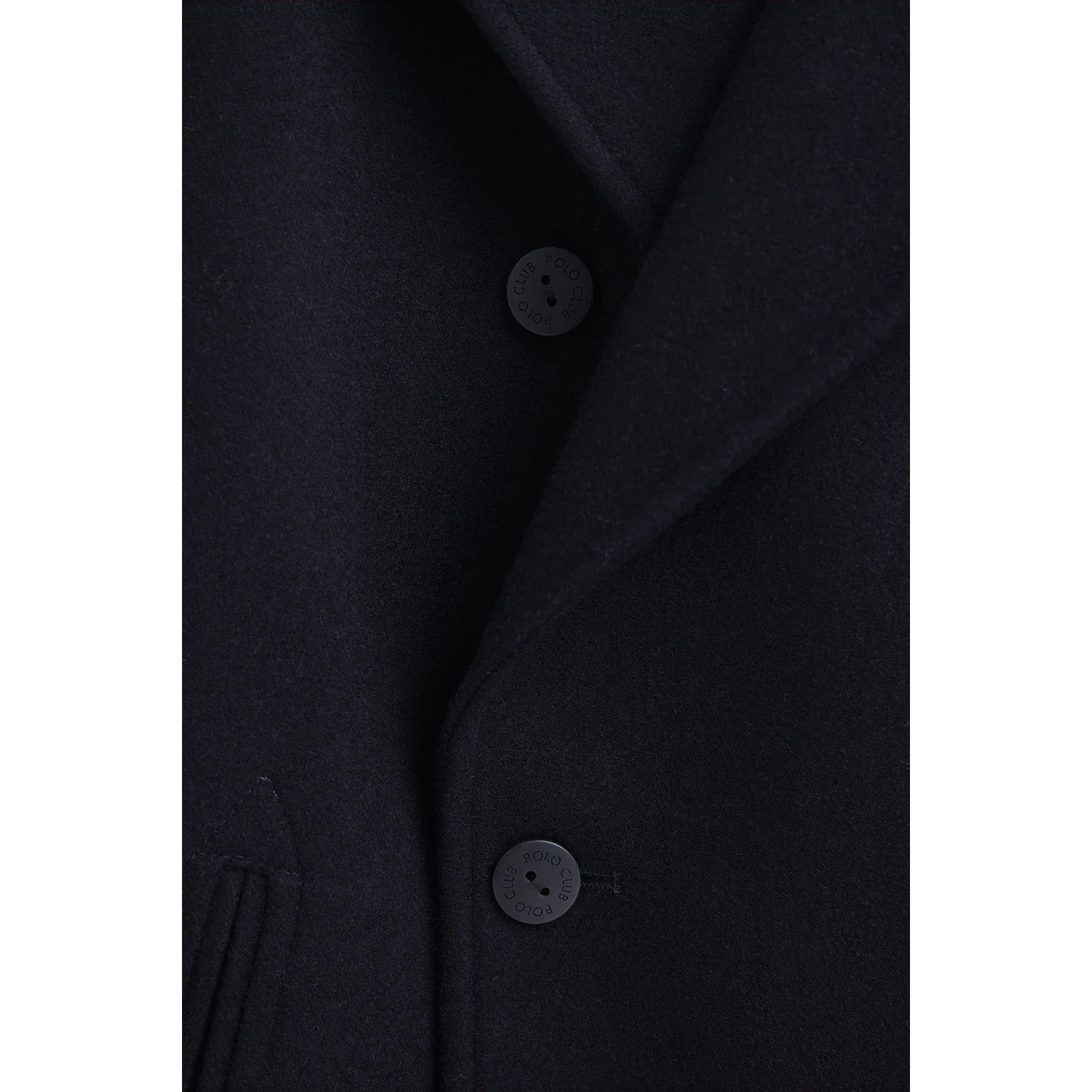 Abrigo Hanken azul marino con logo Polo Club