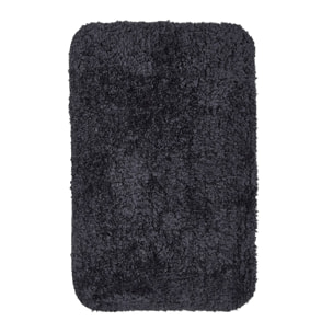 Tapis de bain tufté uni ESSENTIAL gris anthracite