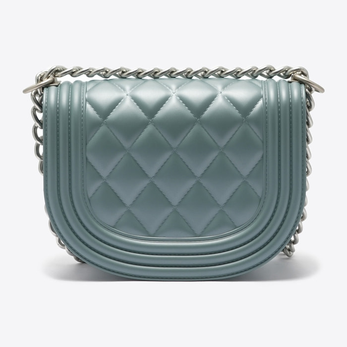 Borsa a mano da donna - Modello False - 100% PVC - 20.5 x 15.5 x 7.0 cm