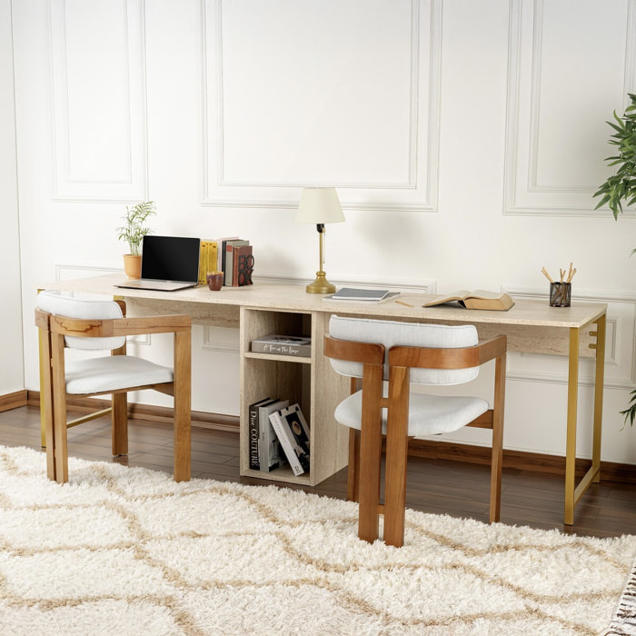 Bureau double avec rangement central - ORSA