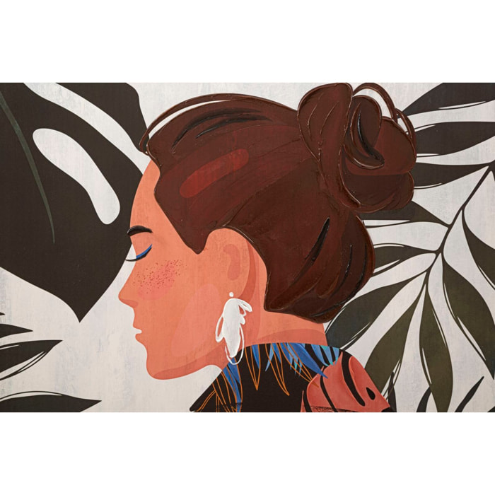 STAMPA DIPINTO LADY JUNGLE -B- 80X2,8x120