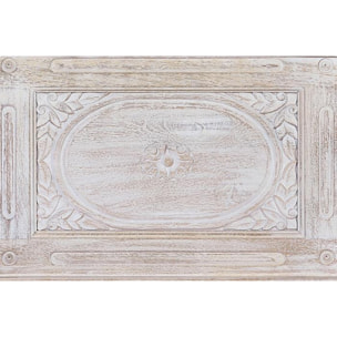 Table à manger - bois d'acacia et fer
