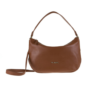 Borsa a spalla da donna Made in Italy - Modello Edera Plus - 100% pelle - 32.5 x 19.0 x 10.0 cm