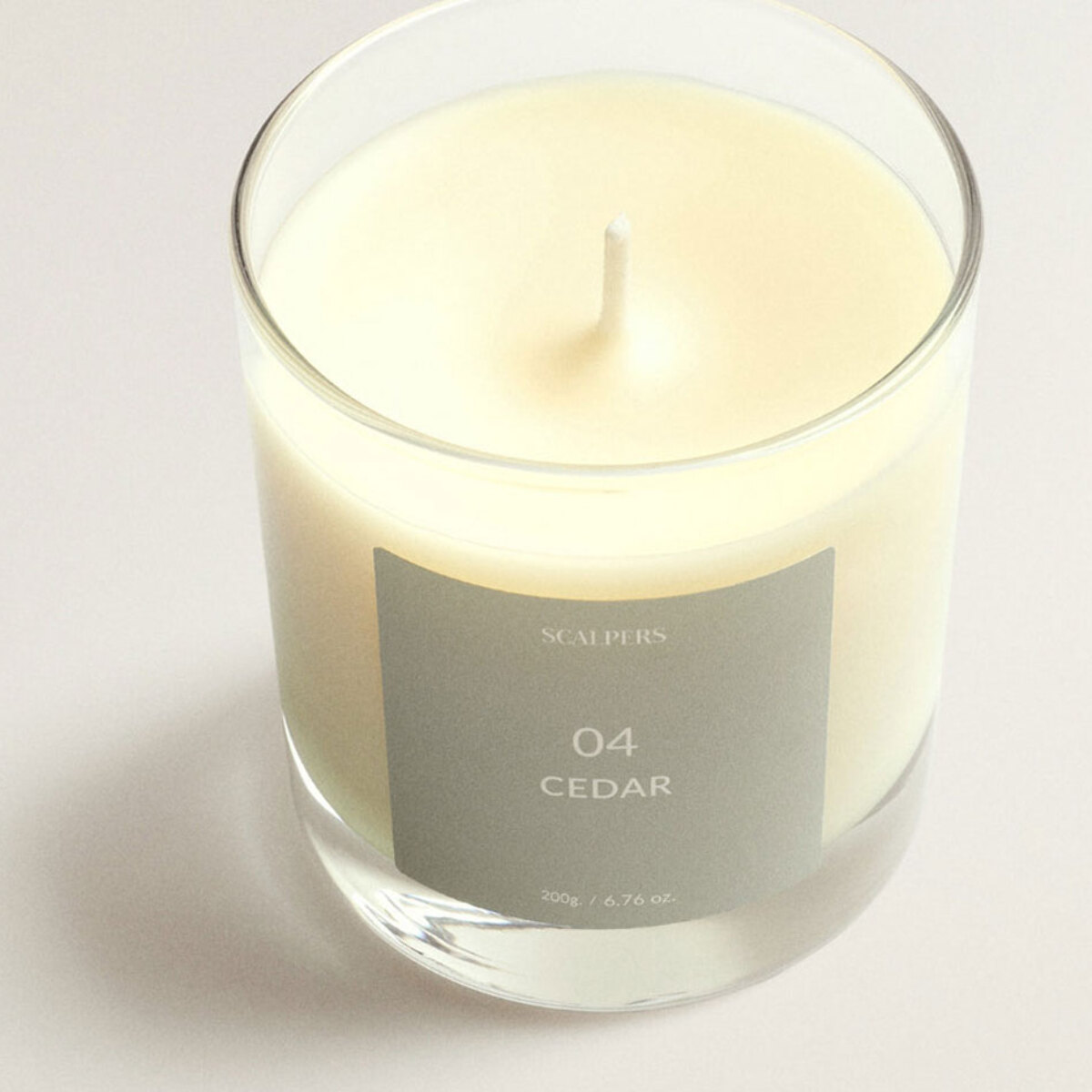 Vela aromática 200gr aroma cedro scalpers