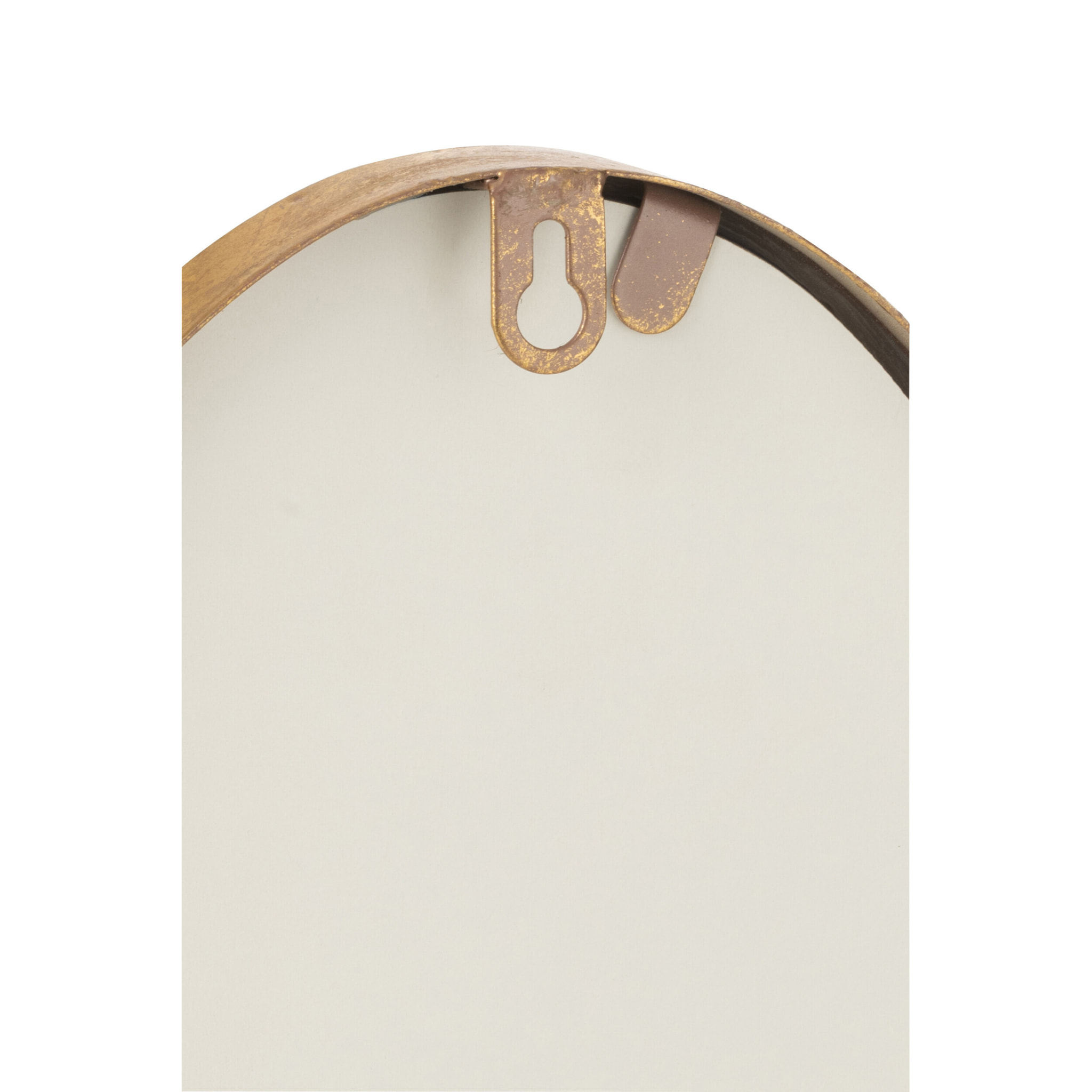 J-Line miroir Abstrait - verre - or - large - 33 x 73 cm