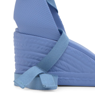 Alpargata Careen cuña en eva de caña de azúcar con cintas