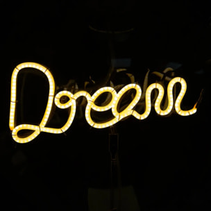 Ampoule LED mot "Dream" ambrée E27