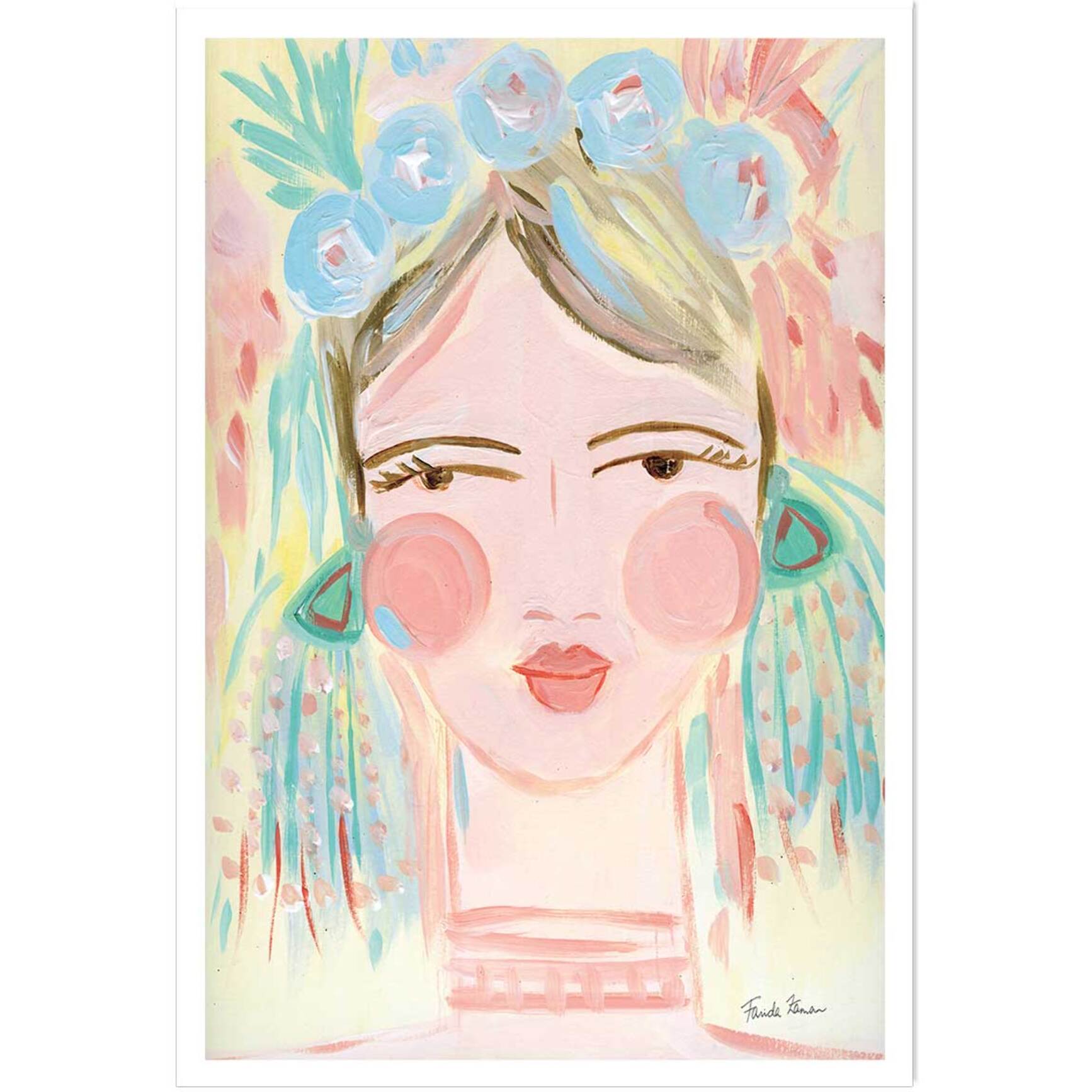 Affiche enfant visage Affiche seule