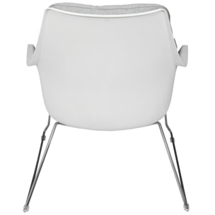Fauteuil Mora Tissu Gris