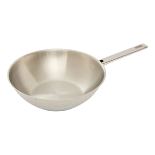 Wok Brillance aluminium D28cm en inox