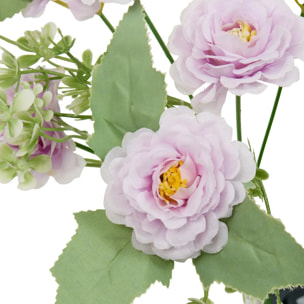 Bouquet d'oeillet artificiel Phoebe H35 cm