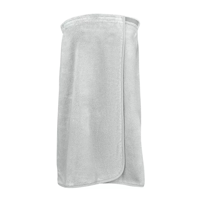 Pareo pur coton 420 g/m² uni gris Elea nuage